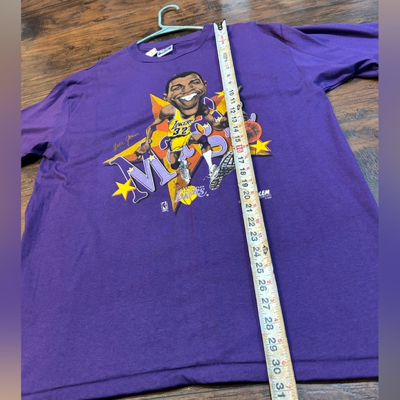 Magic Johnson Los Angeles Lakers Caricature Vintage NWT T-Shirt - Picture 6 of 8